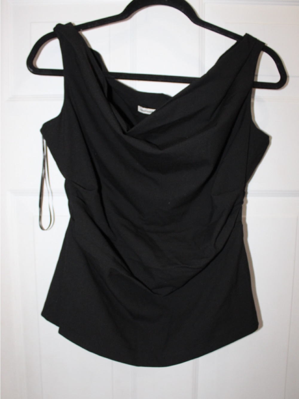 Abercrombie and fitch Black Draped Cowl Neck Women's Top